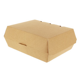 Paper Burger Box Kraft Giant size 23x17,5x8cm (175 Units)