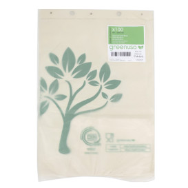 Market Bag Block Home Compost “Be Eco!” 23x33cm (3.000 Units)