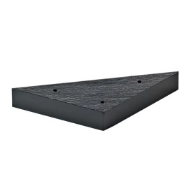 Bamboo Food Pick Holder Tray Black 14x8cm (10 Units)