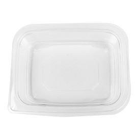 Plastic Deli Container PET Tamper-Evident 600ml 18x14x4cm (65 Units) 