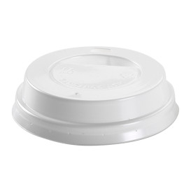 Lid for Paper Cup Hole 4Oz/120ml White Ø6,2cm (1000 Units)