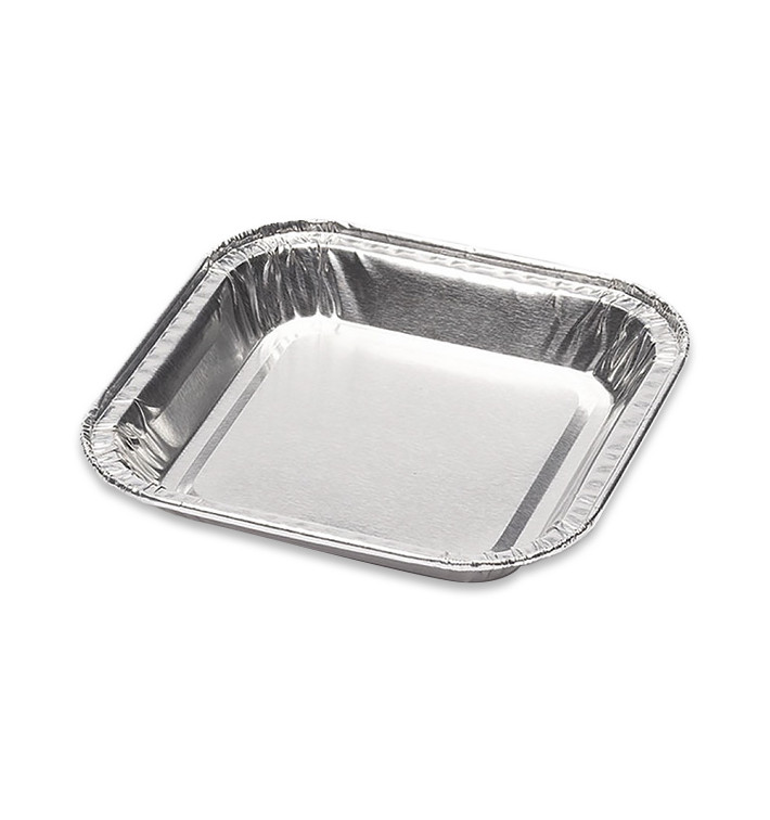 Foil Pan Pastry Square Shape 37ml (175 Units) Foil Pan Pastry Square Shape 37ml (175 Units)