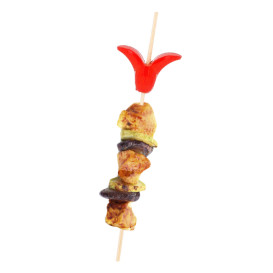 Bamboo Food Pick "Lirio" Design 12cm (100 Units)  