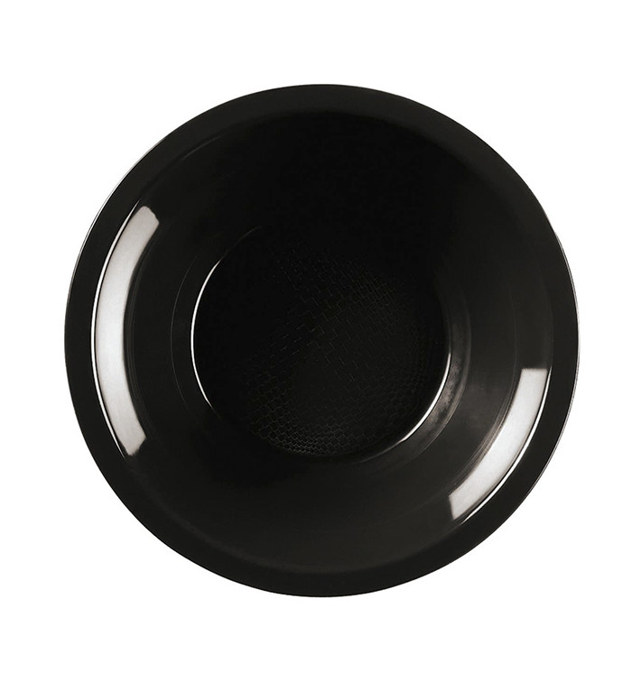 Plastic Plate Deep Black "Round" PP Ø19,5 cm (50 Units) Plastic Plate Deep Black "Round" PP Ø19,5 cm (50 Units)