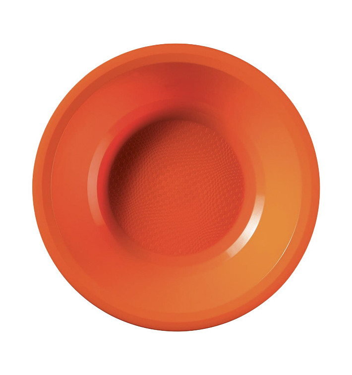 Plastic Plate Deep Orange "Round" PP Ø19,5 cm (50 Units) Plastic Plate Deep Orange "Round" PP Ø19,5 cm (50 Units)