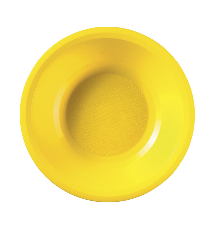 Plastic Plate Deep Yellow "Round" PP Ø19,5 cm (600 Units) Plastic Plate Deep Yellow "Round" PP Ø19,5 cm (600 Units)