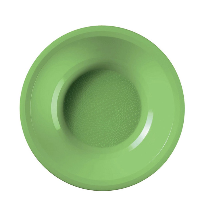 Plastic Plate Deep Lime Green "Round" PP Ø19,5 cm (50 Units) Plastic Plate Deep Lime Green "Round" PP Ø19,5 cm (50 Units)