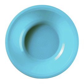 Plastic Plate Deep Turquoise Round shape PP Ø19,5 cm (50 Units) 