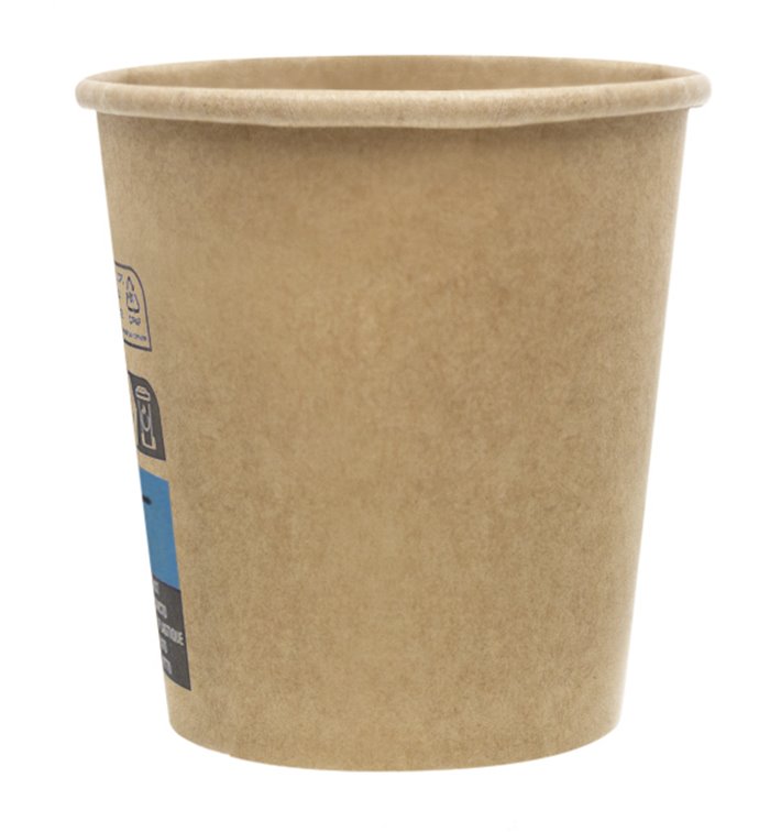 Paper Cup 4Oz/120ml Brown Ø6,2cm (3.000 Units)