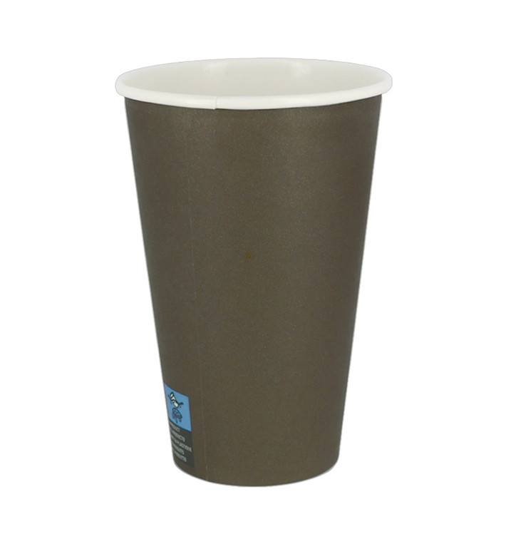 Paper Cup 12Oz/360ml Brown Ø8,0cm (2.000 Units) Paper Cup 12Oz/360ml Brown Ø8,0cm (2.000 Units)