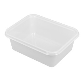 Plastic Container White 12,7x9,1x4,2cm 300ml (1000 Units)