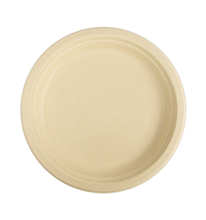 Sugarcane Plate Natural Ø23 cm (800 Units) Sugarcane Plate Natural Ø23 cm (800 Units)