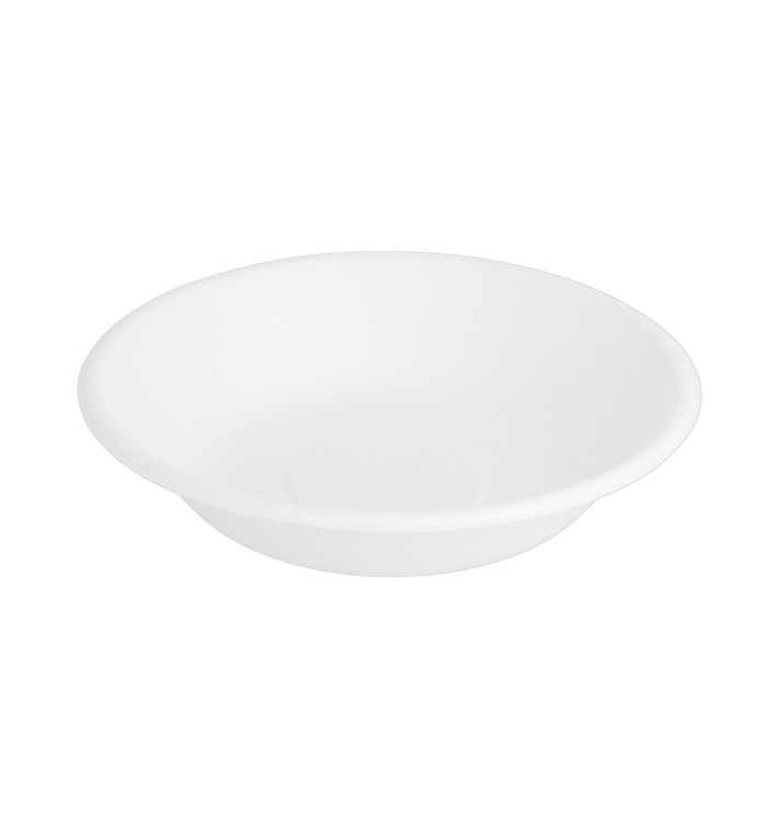 Sugarcane Plate Deep White Ø16 cm (50 Units) Sugarcane Plate Deep White Ø16 cm (50 Units)