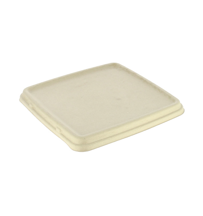 Sugarcane Lid for Container 23x23cm (75 Units) Sugarcane Lid for Container 23x23cm (75 Units)