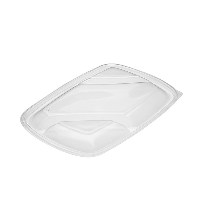 Plastic Lid for Deli Container PP Rectangular shape 3C Black 28x20cm (50 Units) Plastic Lid for Deli Container PP Rectangular shape 3C Black 28x20cm (50 Units)