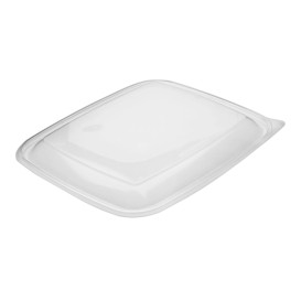 Plastic Lid for Deli Container PP Rectangular shape Black 28x20cm (150 Units)