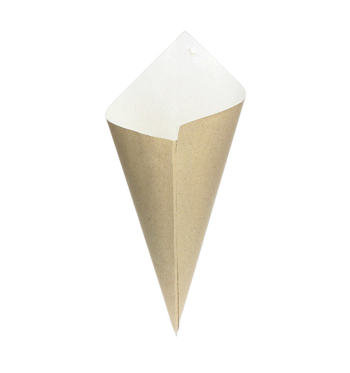 Paper Food Cone Natural 29,5cm 250g (2.000 Units) Paper Food Cone Natural 29,5cm 250g (2.000 Units)