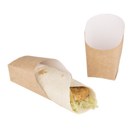 Paper Wrap Food Container Kraft 60x50x12cm (25 Units) 