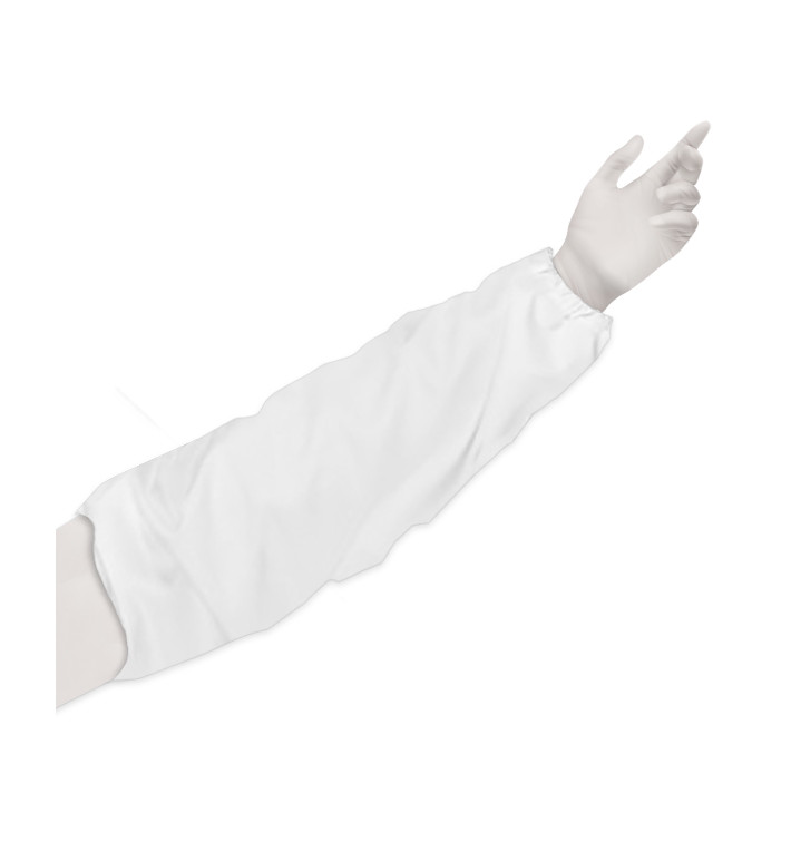 Disposable Plastic Over Sleeve TST PP White 25x44cm (500 Units)