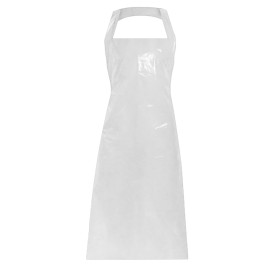 Disposable Plastic Apron PE G150 White 76x120cm (500 Units)