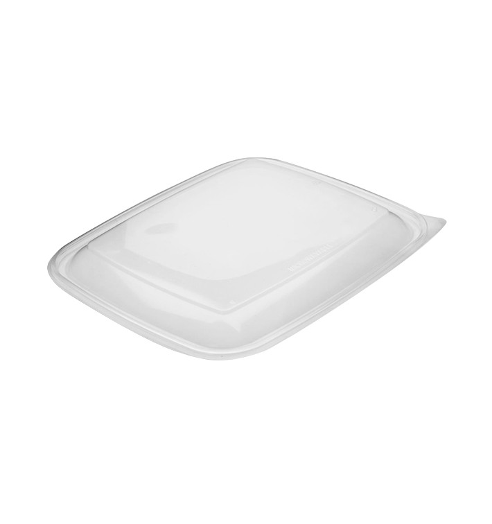 Plastic Lid for Deli Container PP Rectangular shape Black and Creme 23x16,5cm (75 Units) Plastic Lid for Deli Container PP Rectangular shape Black and Creme 23x16,5cm (75 Units)