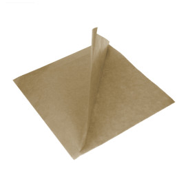 Paper Bag Grease-Proof Opened L Shape 15x15,2cm Natural (100 Units)