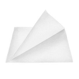 Paper Bag Grease-Proof Opened L Shape 18x18,2cm White (100 Units)