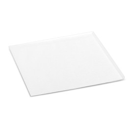 Paper Food Bag Grease-Proof Opened White L Shape 12x12,2cm (100 Units) 