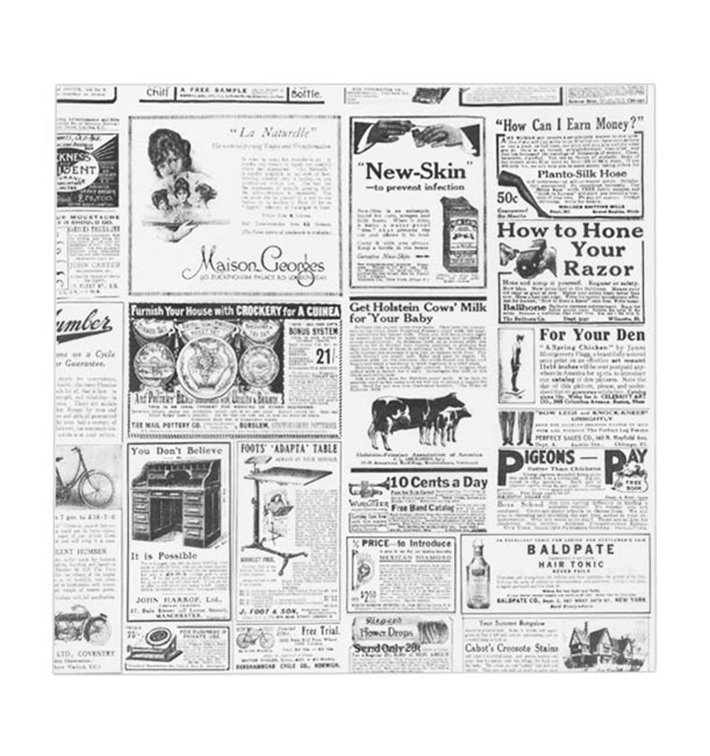 Paper Food Wrap Grease-Proof "Times" 31x31cm (4000 Units) Paper Food Wrap Grease-Proof "Times" 31x31cm (4000 Units)
