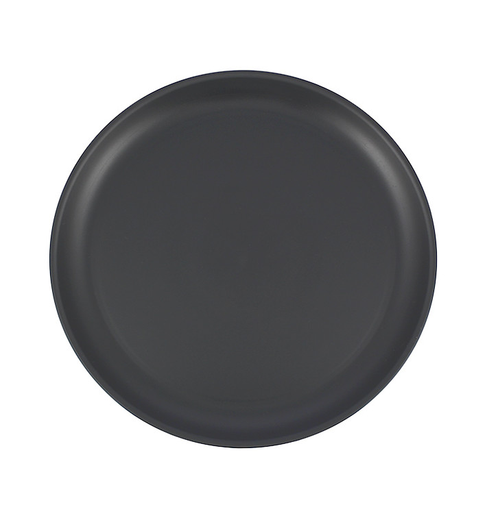 Reusable Plate Durable PP Mineral Anthracite Ø27,4cm (6 Units) Reusable Plate Durable PP Mineral Anthracite Ø27,4cm (6 Units)