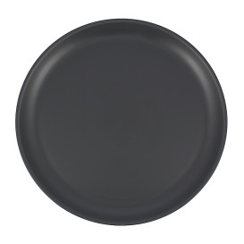 Reusable Plate Durable PP Mineral Anthracite Ø27,4cm (54 Units)