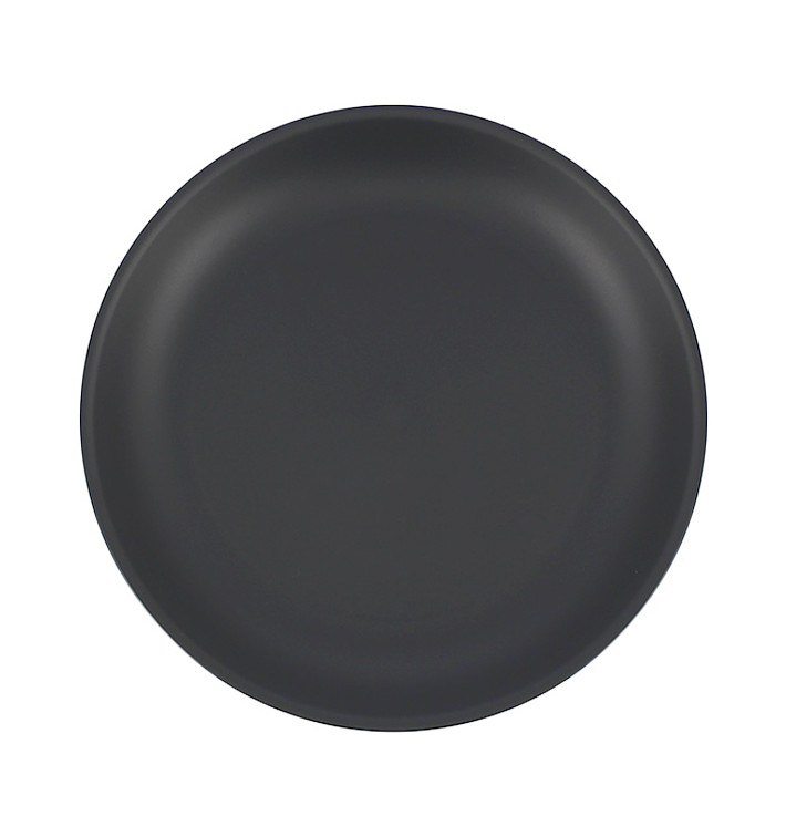 Reusable Plate Durable PP Mineral Anthracite Ø21cm (54 Units) Reusable Plate Durable PP Mineral Anthracite Ø21cm (54 Units)