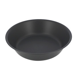 Reusable Plate Durable PP Mineral Anthracite Ø18cm (54 Units)