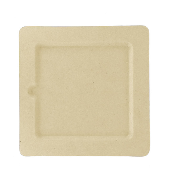Sugarcane Plate Notched Natural 20 cm (50 Units) Sugarcane Plate Notched Natural 20 cm (50 Units)