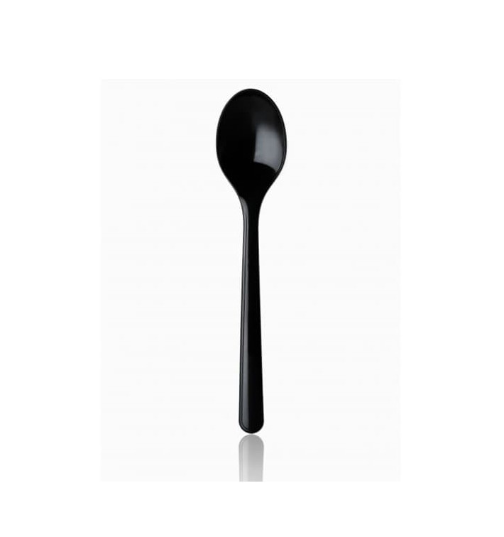 Plastic Spoon Premium Black 18,5cm Plastic Spoon Premium Black 18,5cm