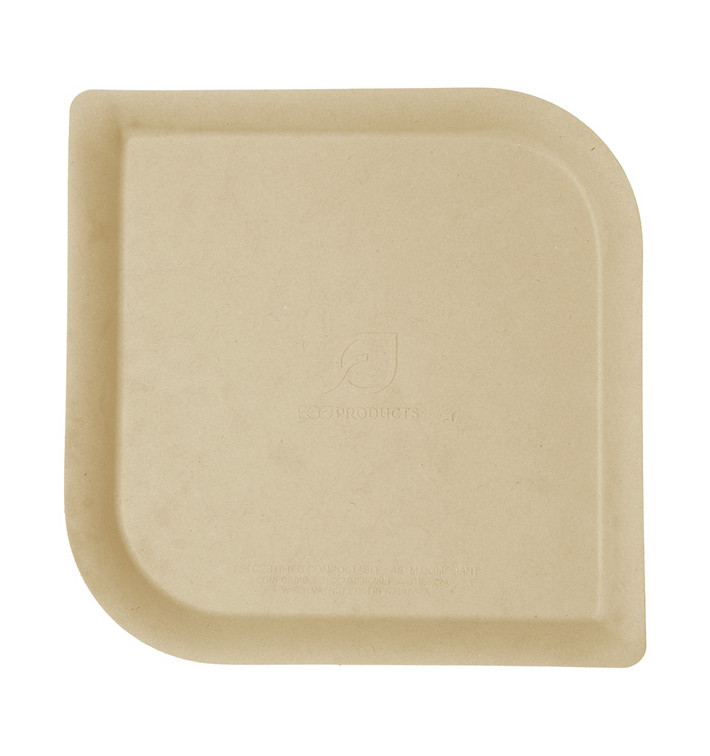 Sugarcane Plate Bagasse and Bamboo 23,8 cm (400 Units) Sugarcane Plate Bagasse and Bamboo 23,8 cm (400 Units)