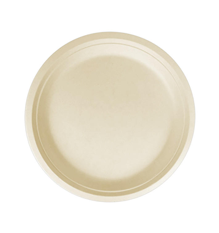 Sugarcane Plate Natural 30 cm (200 Units) Sugarcane Plate Natural 30 cm (200 Units)