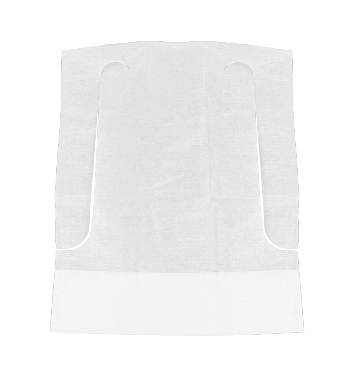 Disposable Kids Bib with Pocket White 33x28cm (100 Units) Disposable Kids Bib with Pocket White 33x28cm (100 Units)