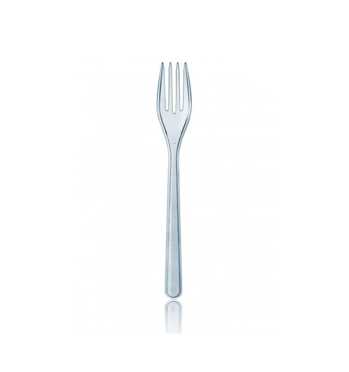 Plastic Fork Premium Clear 18,5cm Plastic Fork Premium Clear 18,5cm