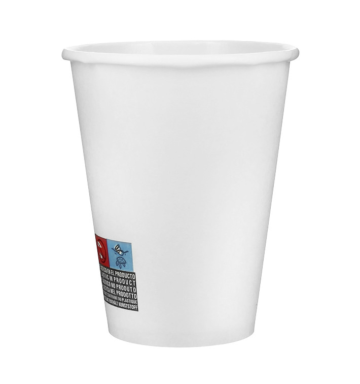 Paper Cup White 12 Oz/360ml Ø8,9cm (600 Units) Paper Cup White 12 Oz/360ml Ø8,9cm (600 Units)