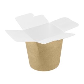 Paper Take-Out Container 100% ECO Kraft 16Oz/480ml (50 Units)
