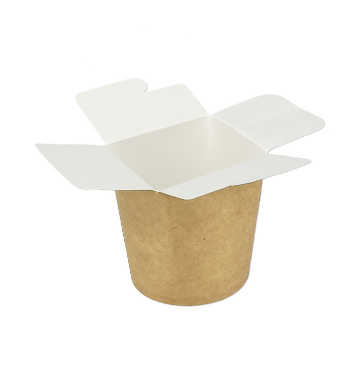 Paper Take-Out Container 100% ECO Kraft 16Oz/480ml (50 Units) Paper Take-Out Container 100% ECO Kraft 16Oz/480ml (50 Units)