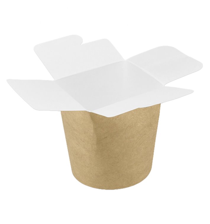 Paper Take-Out Container 100% ECO Kraft 16Oz/480ml (50 Units)