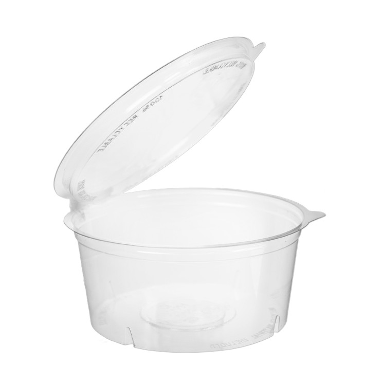 Plastic Container APET Round shape Transparente 750ml Ø15cm (200 Units) Plastic Container APET Round shape Transparente 750ml Ø15cm (200 Units)