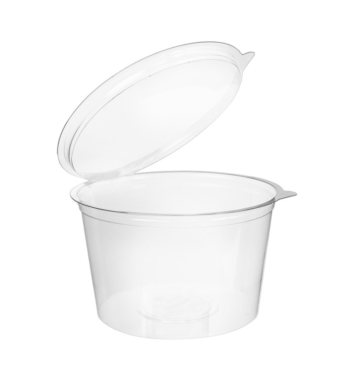 Plastic Container APET Round shape Transparente 1000ml Ø15cm (200 Units) Plastic Container APET Round shape Transparente 1000ml Ø15cm (200 Units)
