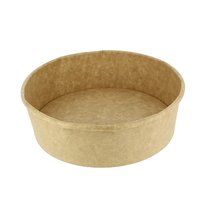 Paper Soup Bowl Kraft-Kraft 33Oz/1000ml Ø18,6cm (50 Units) Paper Soup Bowl Kraft-Kraft 33Oz/1000ml Ø18,6cm (50 Units)