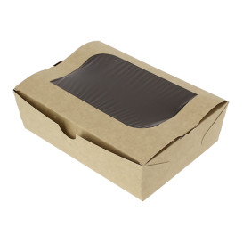 Paper Take-out Container "Premium" 18x12,7x5,5cm 1000ml (175 Units)