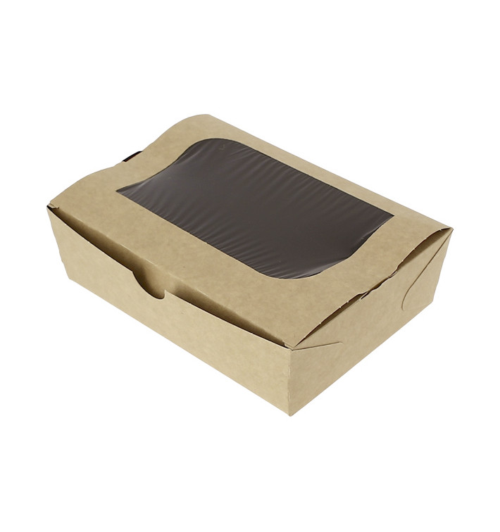 Paper Take-out Container "Premium" 18x12,7x5,5cm 1000ml (25 Units)