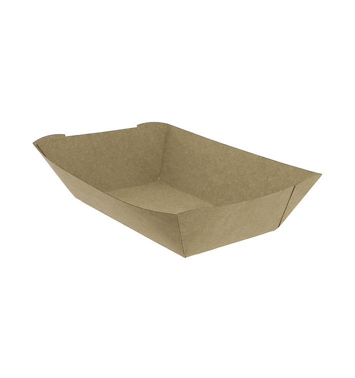 Paper Food Boat Tray Kraft-Kraft 780ml 15,5x9x5,5cm (450 Units) Paper Food Boat Tray Kraft-Kraft 780ml 15,5x9x5,5cm (450 Units)