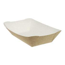 Paper Food Boat Tray Kraft 780ml 15,5x9x5,5cm (25 Units) 